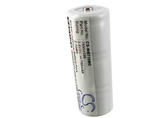 3.6V, 750mAh, Ni-CD Battery fits Diversified Medical, N N36751, 2.7Wh