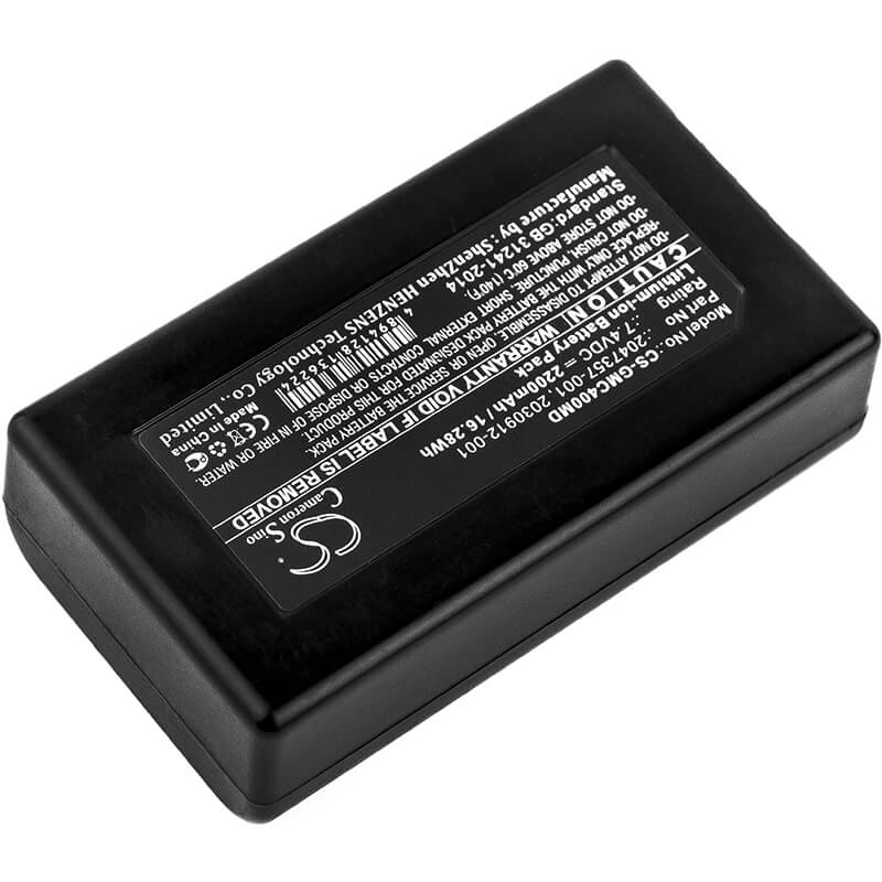 7.4V, 2200mAh, Li-ion Battery fits Ge, Ekg Mac 400, Ekg Mac 600, 16.28Wh
