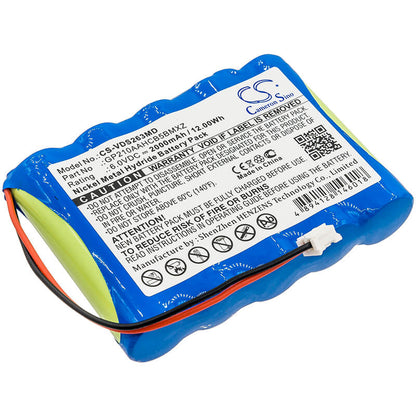 6.0V, 2000mAh, Ni-MH Battery fits Vdw, Silver, Silver Reciproc, 12Wh