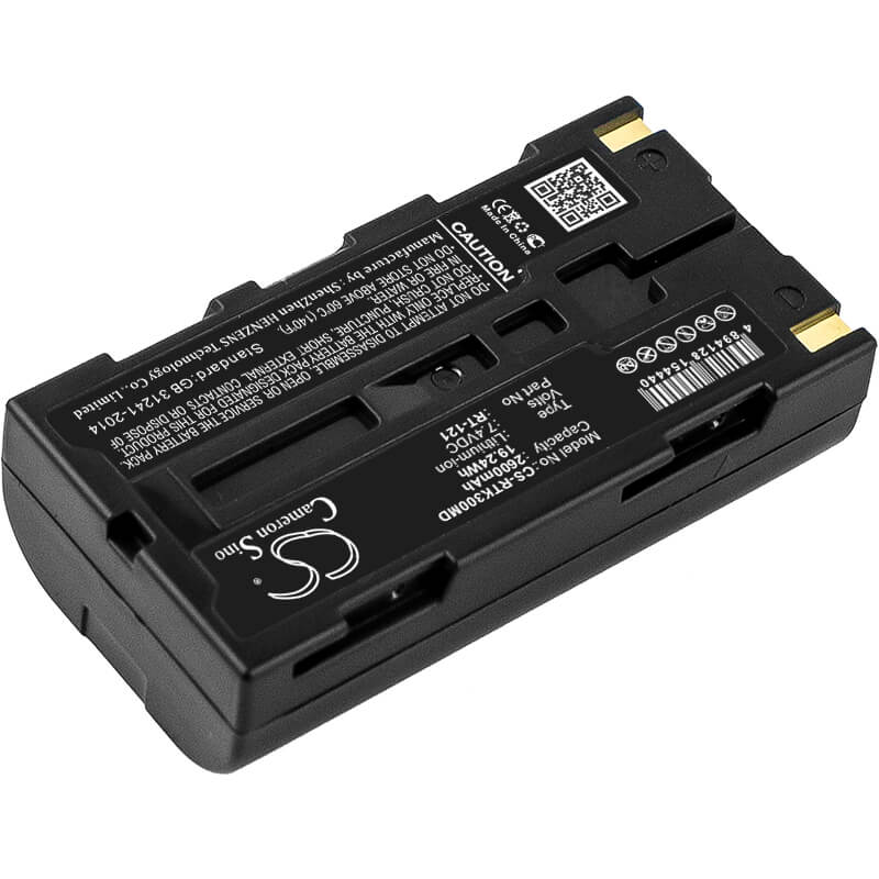 7.4V, 2600mAh, Li-ion Battery fits Righton, K-plus 3, Retinomax 3, 19.24Wh