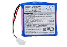 14.4V, 2600mAh, Li-ion Battery fits Mindray, Decg-03a, Decg-03a Elcktro Cardiogram, 37.44Wh