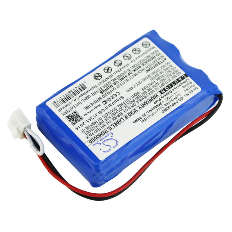 11.1V, 2000mAh, Li-ion Battery fits Fresenius, Fbalco0059, Infusion Vp7 Pumps, 22.2Wh