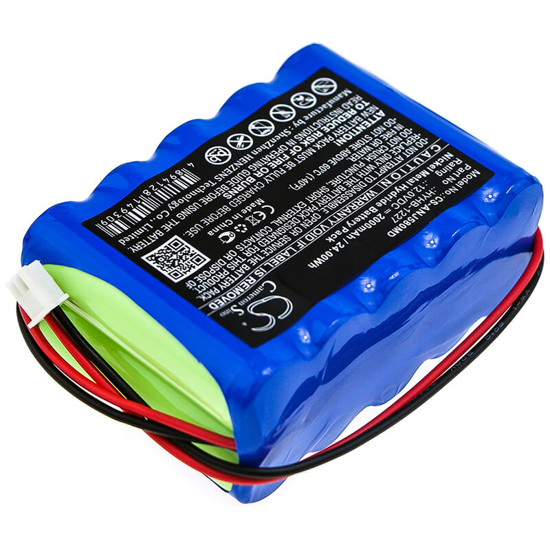12.0V, 2000mAh, Ni-MH Battery fits Angel, Aj5800, Aj5803, 24Wh