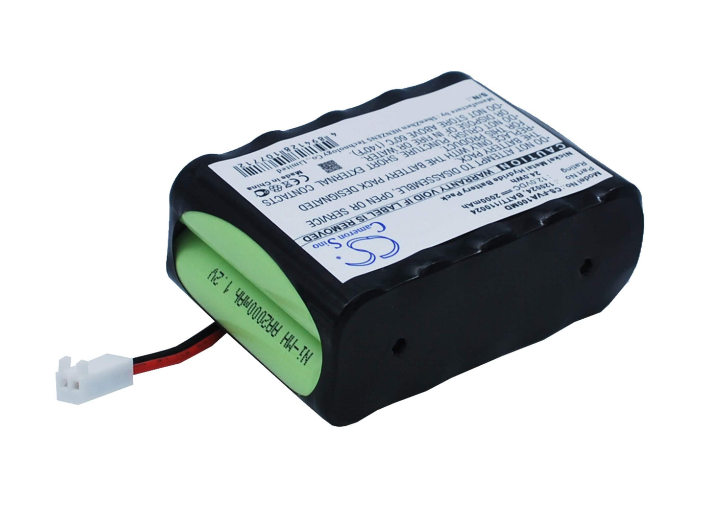 12.0V, 2000mAh, Ni-MH Battery fits Fresenius, Mcm, P-200, 24Wh