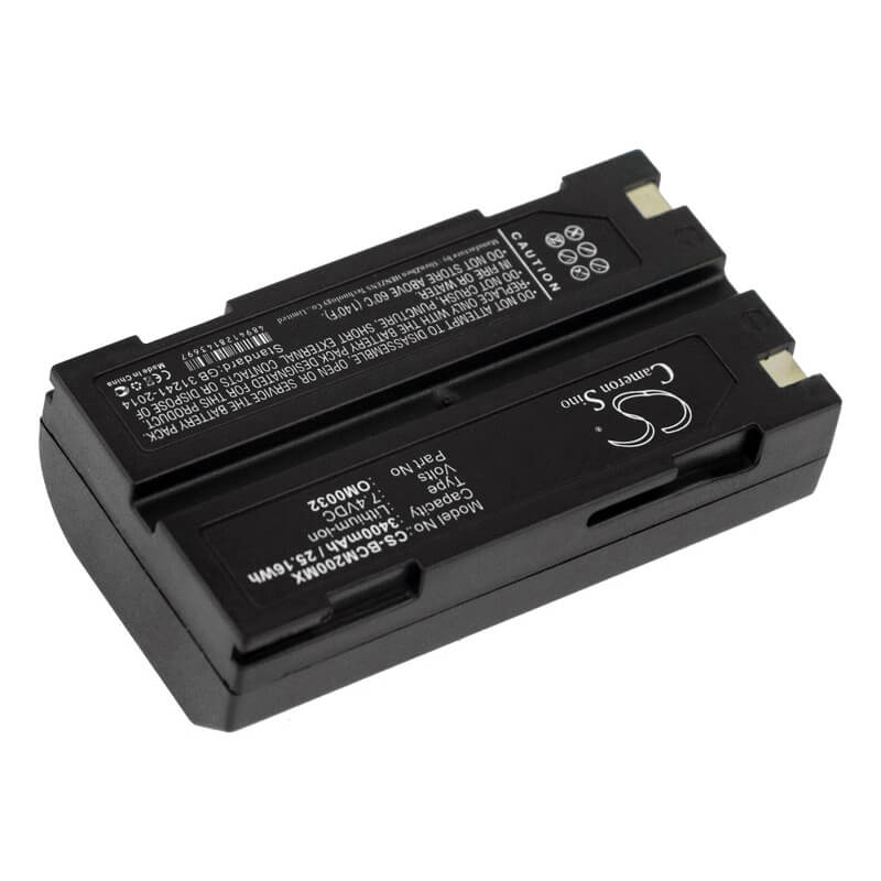 7.4V, 3400mAh, Li-ion Battery fits Bci, Capnocheck Ii Capnograph Pulse, 25.16Wh