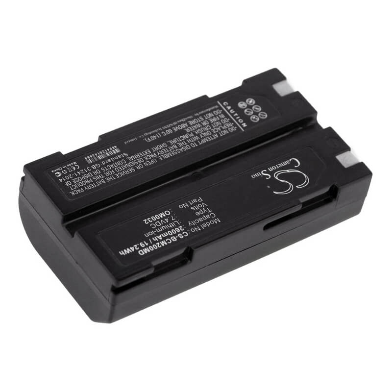 7.4V, 2600mAh, Li-ion Battery fits Smiths, Capnocheck Ii Capnograph, Oximeter, 19.24Wh