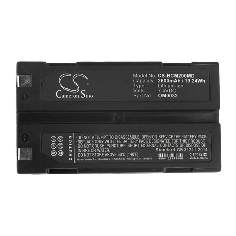 7.4V, 2600mAh, Li-ion Battery fits Smiths, Capnocheck Ii Capnograph, Oximeter, 19.24Wh