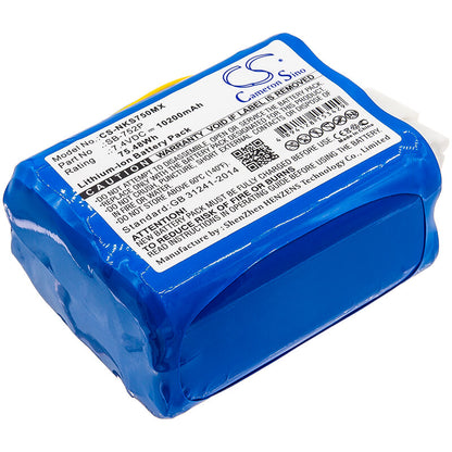 7.4V, 10200mAh, Li-ion Battery fits Nihon Kohden, Svm-7501, 75.48Wh