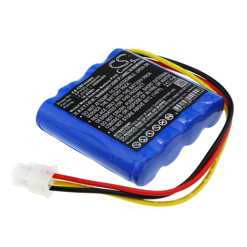 4.8V, 3500mAh, Ni-MH Battery fits Cosmed, Pony Fx, 16.8Wh