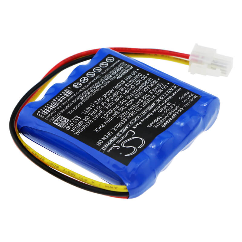 4.8V, 3500mAh, Ni-MH Battery fits Cosmed, Pony Fx, 16.8Wh