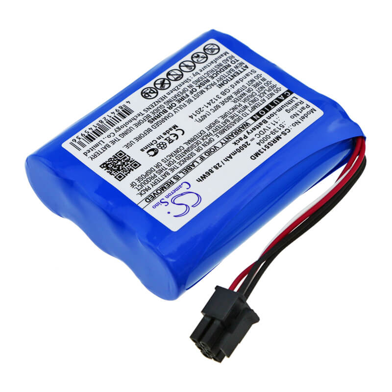 11.1V, 2600mAh, Li-ion Battery fits Masimo, Masimo Sedline, 28.86Wh