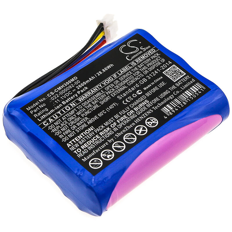 11.1V, 2600mAh, Li-ion Battery fits Comen, H3, 28.86Wh