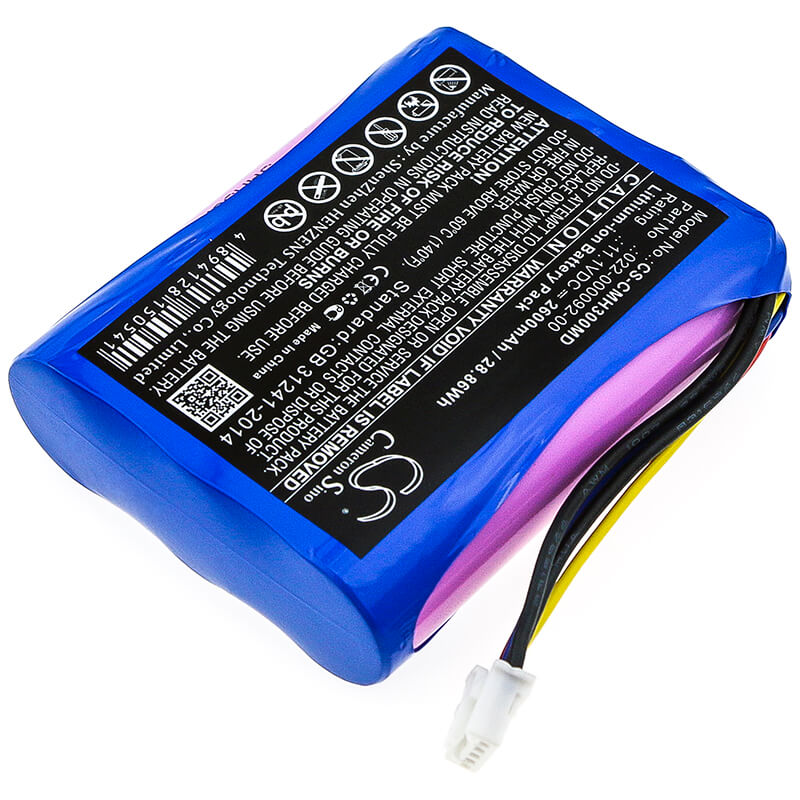 11.1V, 2600mAh, Li-ion Battery fits Comen, H3, 28.86Wh