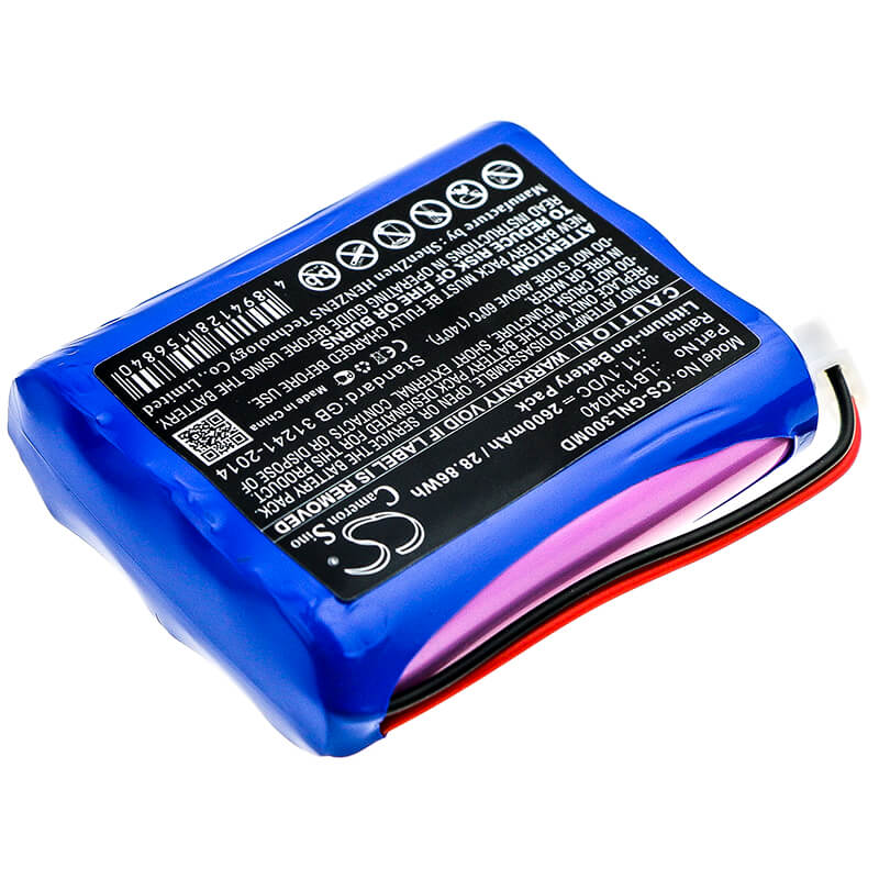 11.1V, 2600mAh, Li-ion Battery fits General, G3h, G3hi30028-1, 28.86Wh