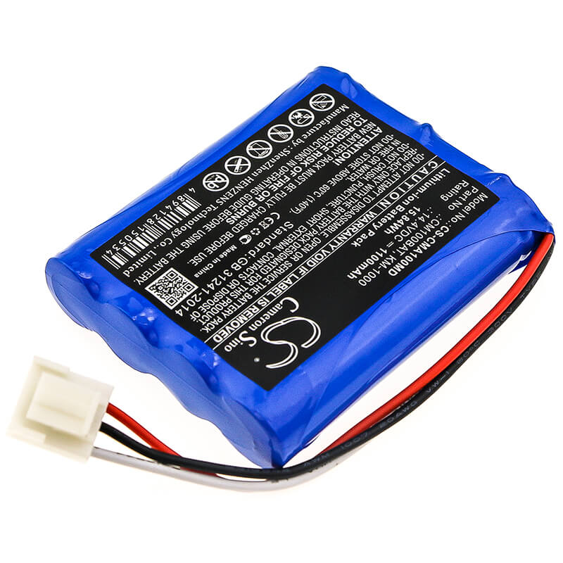 14.4V, 1100mAh, Li-ion Battery fits Comen, Cm100, Cm300, 15.84Wh