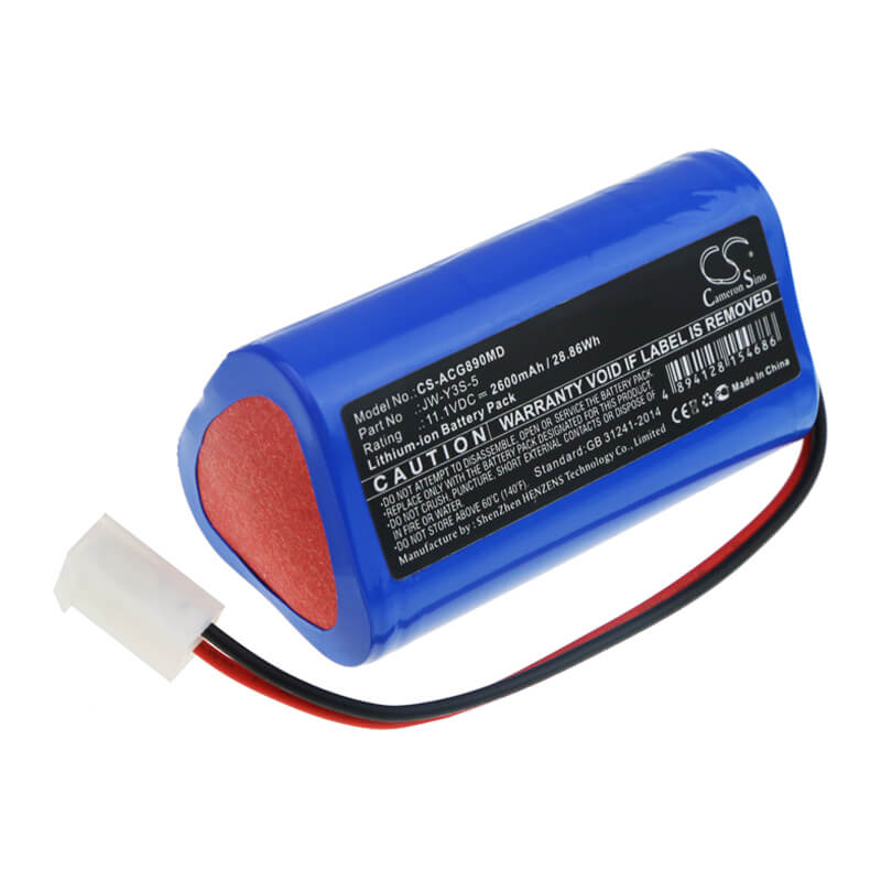 11.1V, 2600mAh, Li-ion Battery fits Aoli, Ecg-8901, Ecg-8903, 28.86Wh
