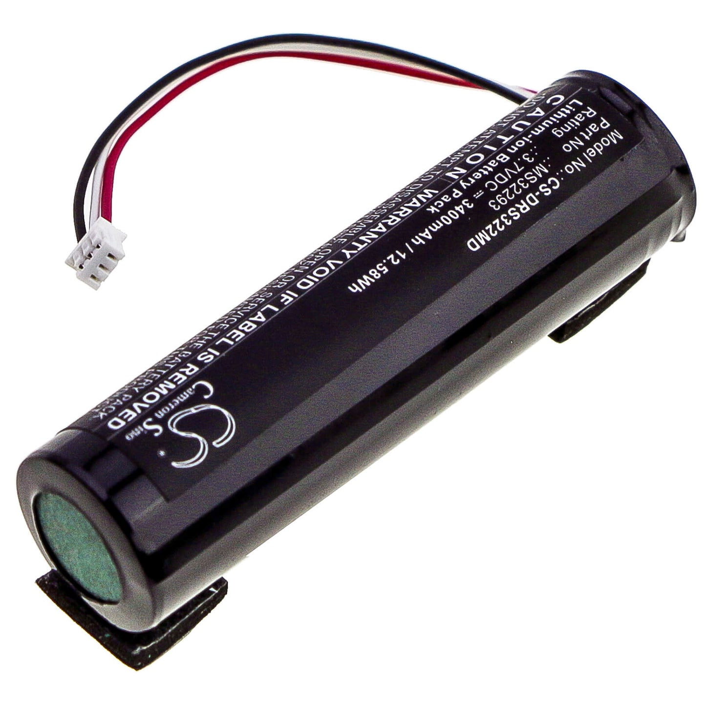 3.7V, 3400mAh, Li-ion Battery fits Drager, Tofscan Monitor, Tofscan Nmt Monito, 12.58Wh
