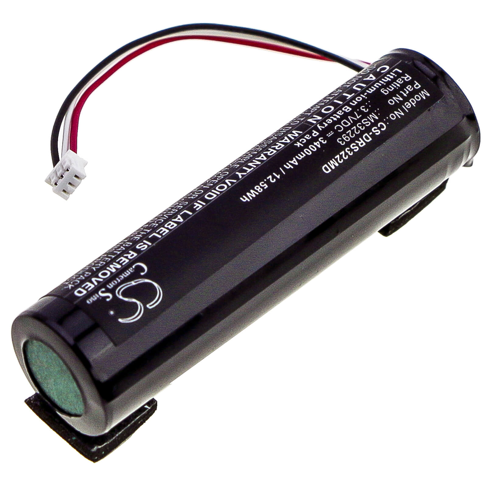 3.7V, 3400mAh, Li-ion Battery fits Drager, Tofscan Monitor, Tofscan Nmt Monito, 12.58Wh