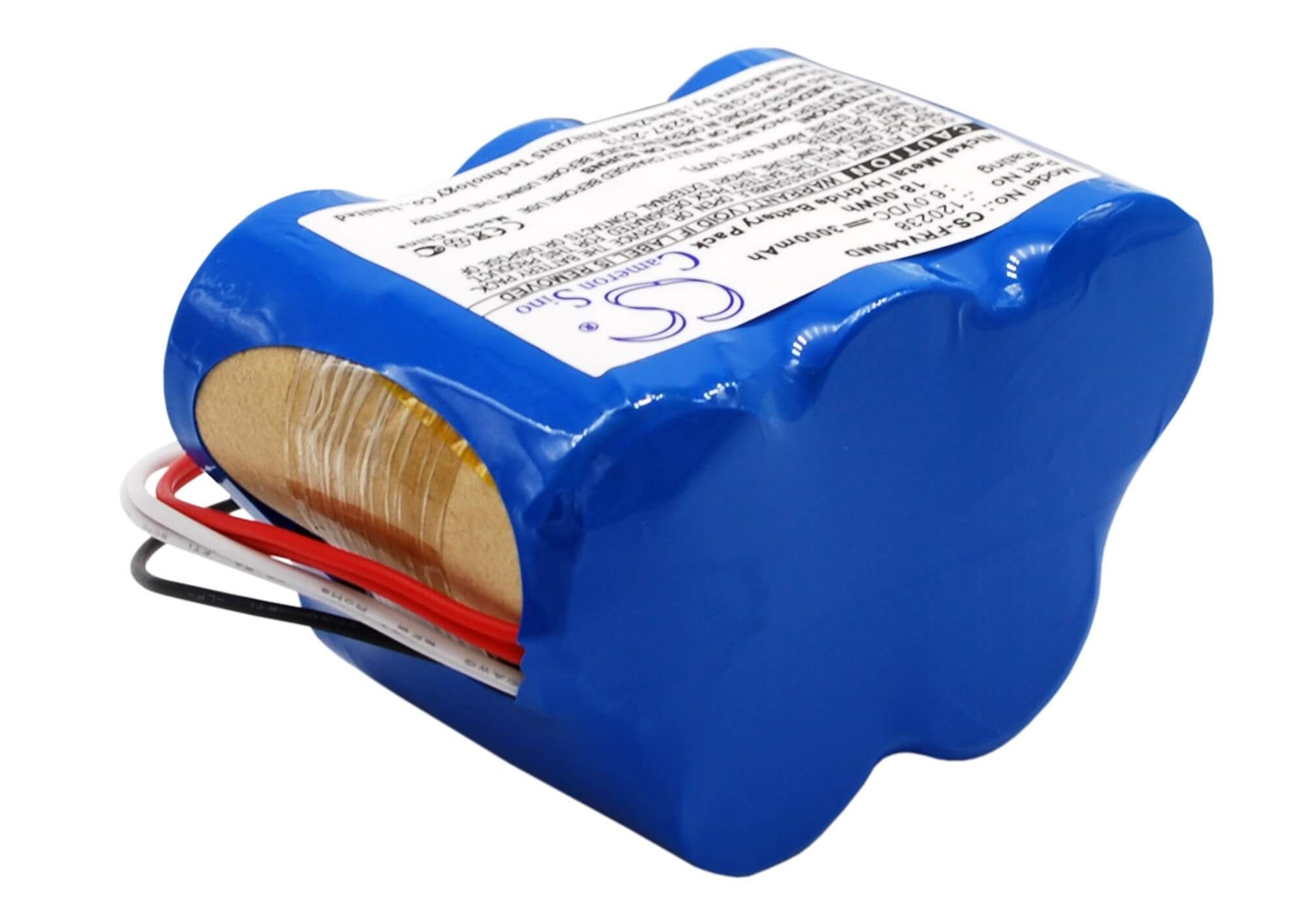 6.0V, 3000mAh, Ni-MH Battery fits Fresenius, Infusion Pump Optima Ms Fresen, Infusionspump Mcm440 Ot, 18Wh