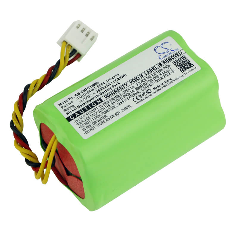 4.8V, 3600mAh, Ni-MH Battery fits Covidien, Kangaroo Epump, Kangaroo Epump Enteral Feeding, 17.28Wh