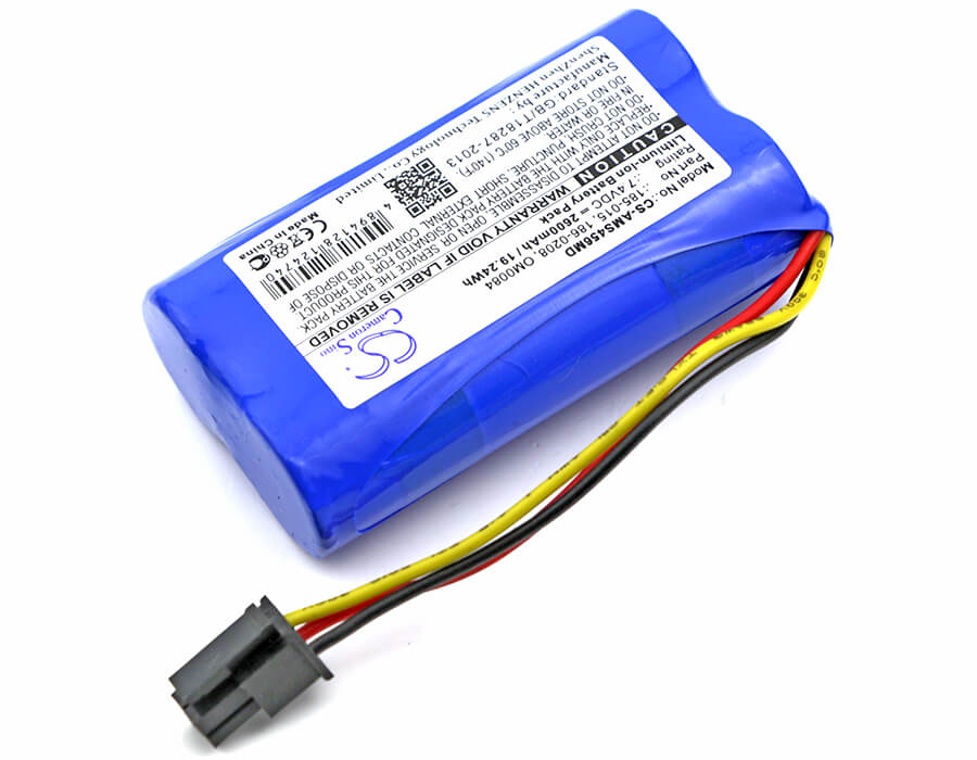 7.4V, 2600mAh, Li-ion Battery fits Covidien, Bis Vista, 19.24Wh