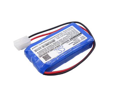 7.4V, 1400mAh, Li-Polymer Battery fits Shenke, Sk500i, Sk-500i Infusion Pump, 10.36Wh