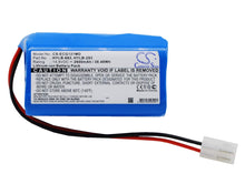 14.8V, 2600mAh, Li-ion Battery fits Biocare, Ecg-1200, Ecg-1201, 38.48Wh
