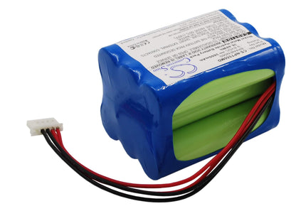 9.6V, 3800mAh, Ni-MH Battery fits Nellcor Puritan Bennett, N550b, N-550b Pulse Oximeter, 36.48Wh