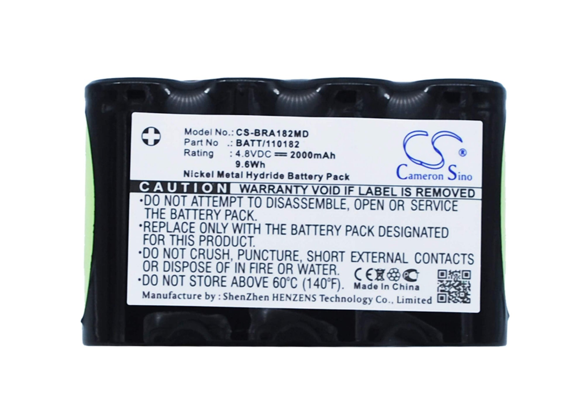 8.4V, 2000mAh, Ni-MH Battery fits B.braun, Infusoport, 16.8Wh