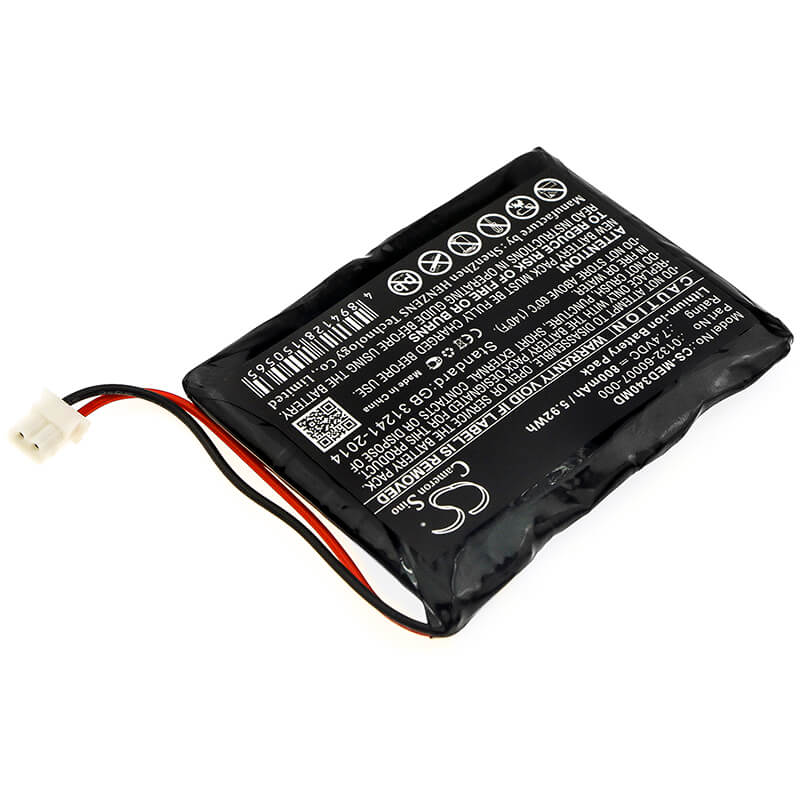 7.4V, 800mAh, Li-ion Battery fits Mediaid, 31610, 34 Pulse, 5.92Wh