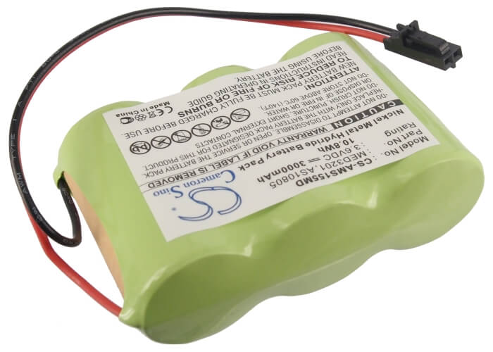 3.6V, 3000mAh, Ni-MH Battery fits Welch-allyn, Wa20500h, Wa20500s, 10.8Wh