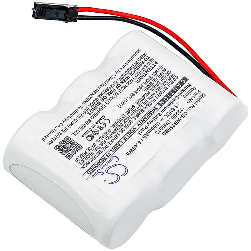3.6V, 1800mAh, Ni-CD Battery fits Welch-allyn, Lumi View, Ophthalmoscope, 6.48Wh