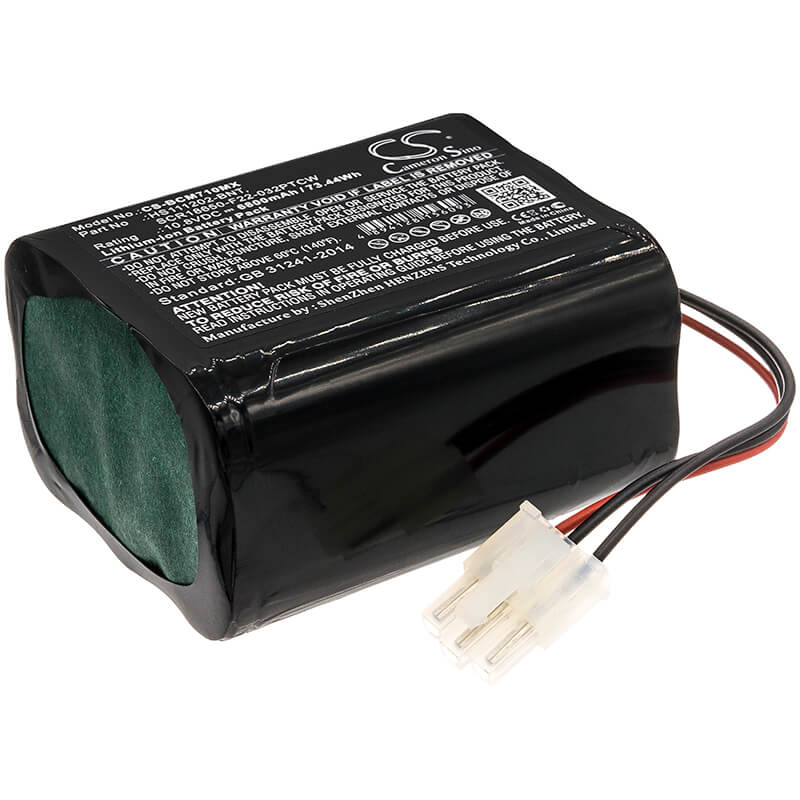 10.8V, 6800mAh, Li-ion Battery fits Bionet, Bm7vet Optional, 73.44Wh