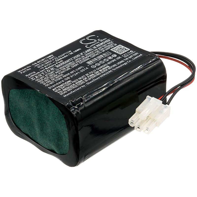 10.8V, 5200mAh, Li-ion Battery fits Bionet, Bm7vet Optional, 56.16Wh