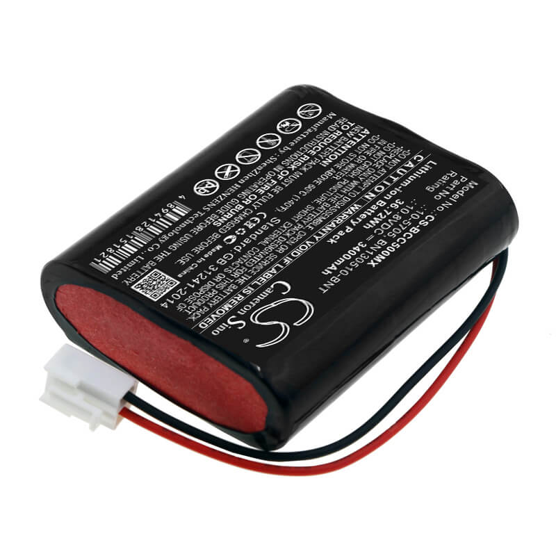 10.8V, 3400mAh, Li-ion Battery fits Medicaleconet, Compact 5, Compact 7, 36.72Wh