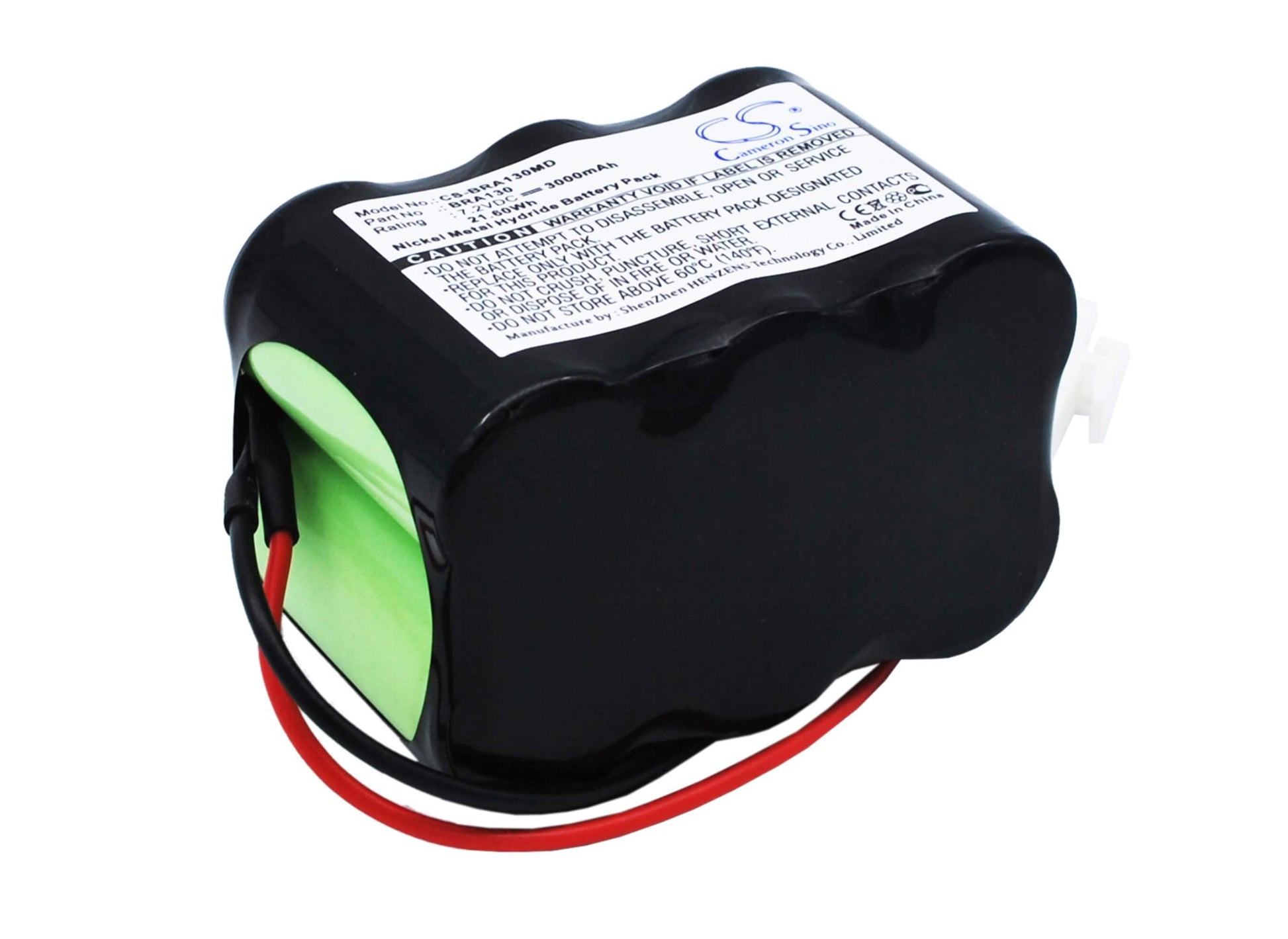 7.2V, 3000mAh, Ni-MH Battery fits B.braun, Perfusor Fm, Perfusor Fm (mfc), 21.6Wh