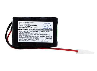 7.2V, 3000mAh, Ni-MH Battery fits B.braun, Perfusor Fm, Perfusor Fm (mfc), 21.6Wh
