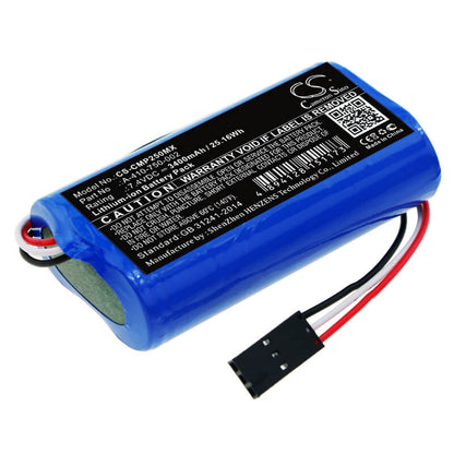 7.4V, 3400mAh, Li-ion Battery fits Cosmed, Pony Fx Nta2531, 25.16Wh