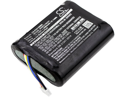 11.1V, 3400mAh, Li-ion Battery fits Philips, Moniteur Portable Suresigns Vm, Monitor Vs1, 37.74Wh
