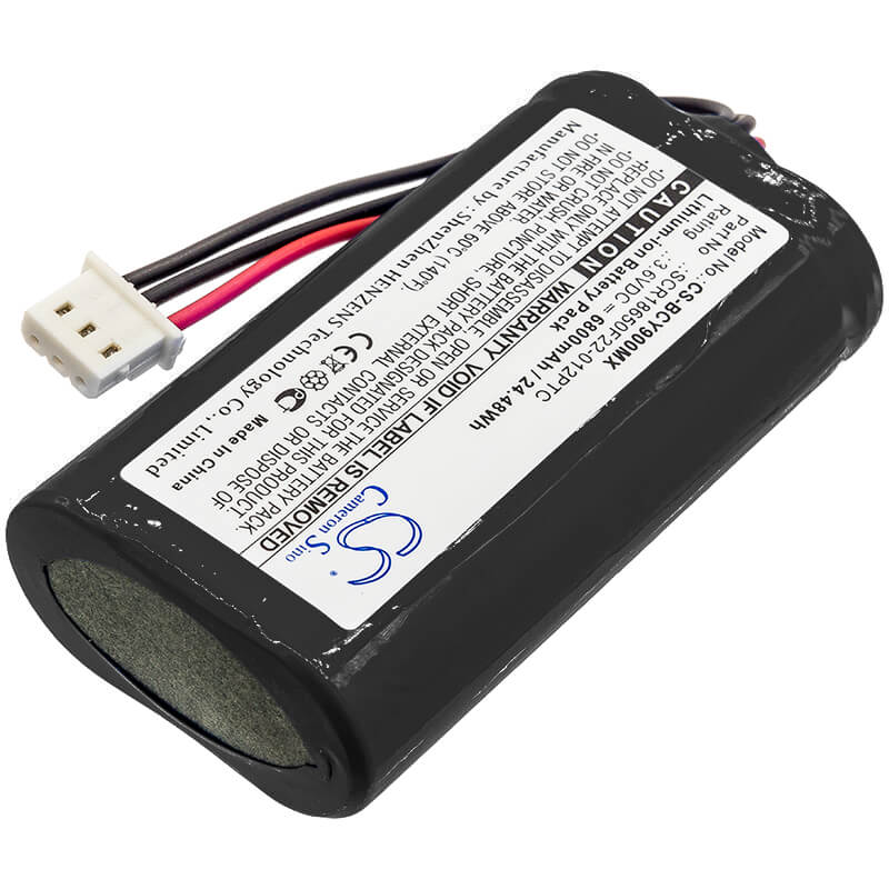 3.6V, 6800mAh, Li-ion Battery fits Bionet, Oximete Oxy9 Wave, 24.48Wh