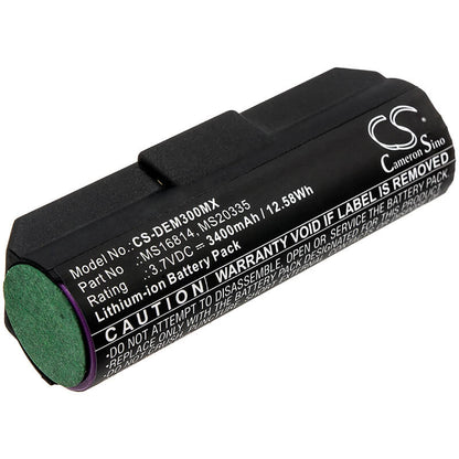 3.7V, 3400mAh, Li-ion Battery fits Drager, Infinity M300, 12.58Wh