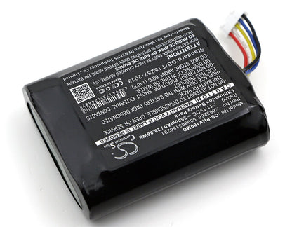 11.1V, 2600mAh, Li-ion Battery fits Philips, Moniteur Portable Suresigns Vm, Monitor Vs1, 28.86Wh