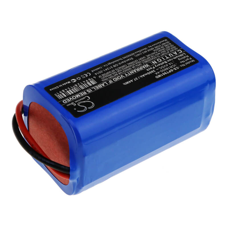 14.4V, 2600mAh, Li-ion Battery fits Spring, Ecg-902a, 37.44Wh