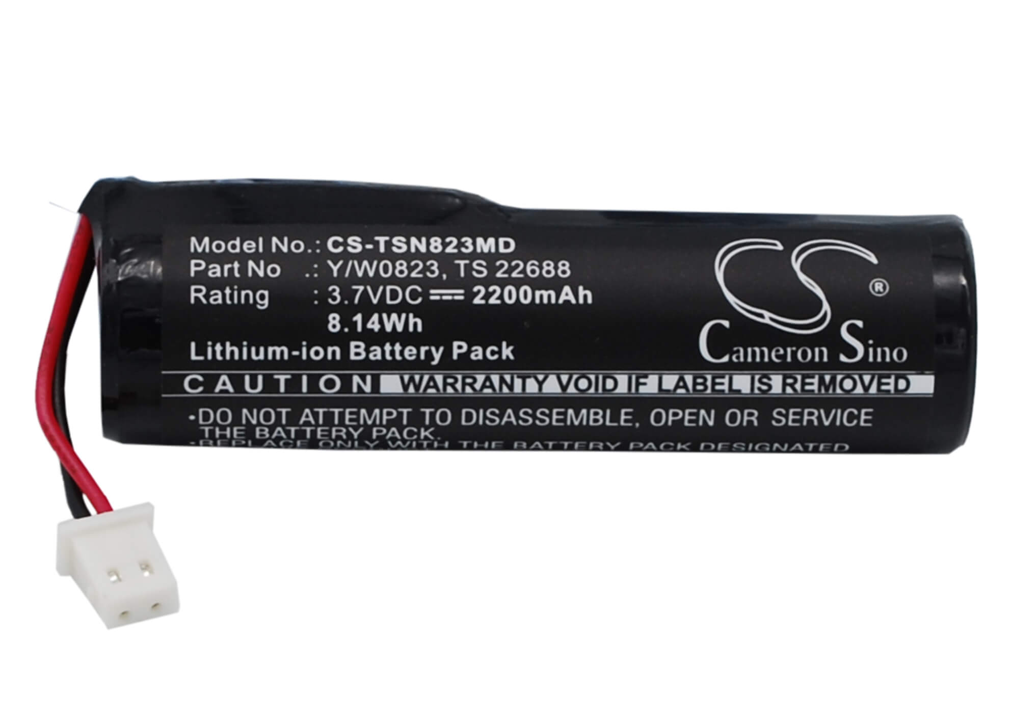 3.7V, 2200mAh, Li-ion Battery fits Thermo Scientific, S1 Pipet Filler, 8.14Wh