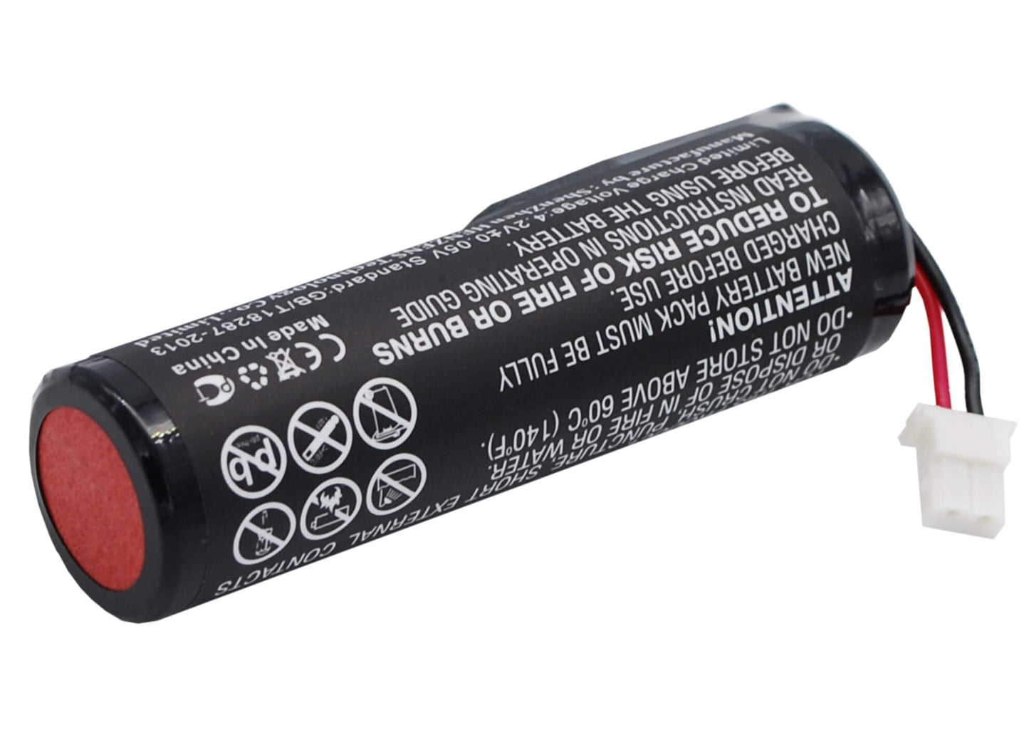 3.7V, 2200mAh, Li-ion Battery fits Thermo Scientific, S1 Pipet Filler, 8.14Wh
