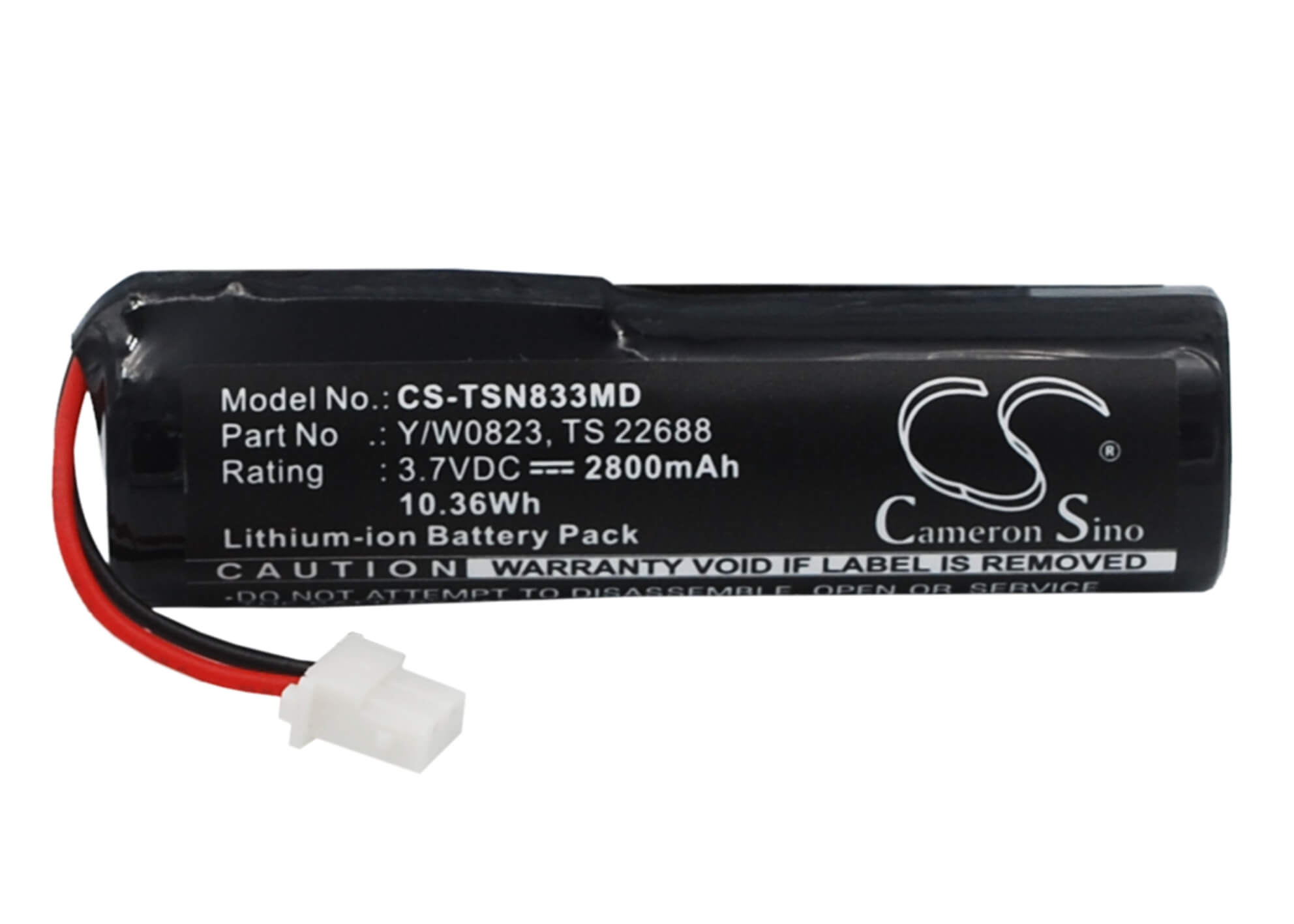 3.7V, 2800mAh, Li-ion Battery fits Thermo Scientific, S1 Pipet Filler, 10.36Wh