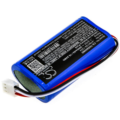 7.4V, 2600mAh, Li-ion Battery fits Terumo, Te-ss800 Infusion Pump, 19.24Wh