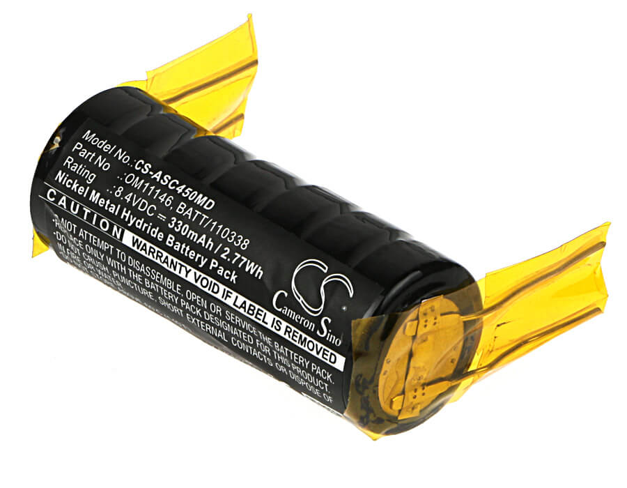 8.4V, 330mAh, Ni-MH Battery fits Air Shields-vickers, C450 Incubator, 2.772Wh