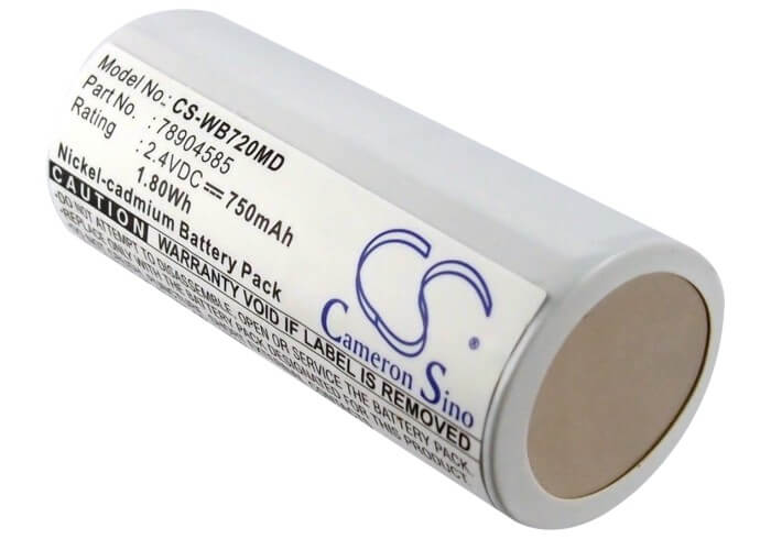2.4V, 750mAh, Ni-CD Battery fits Welch-allyn, 60700, 60713, 1.8Wh