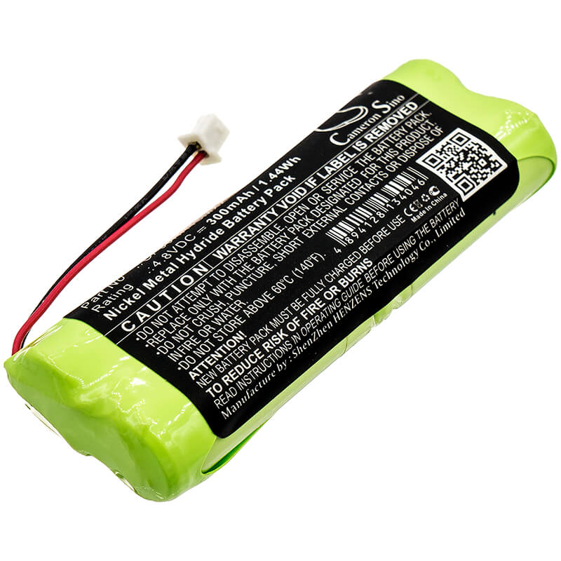 4.8V, 300mAh, Ni-MH Battery fits Dentsply, Smartlite Curer, Smartlite Ps, 1.44Wh